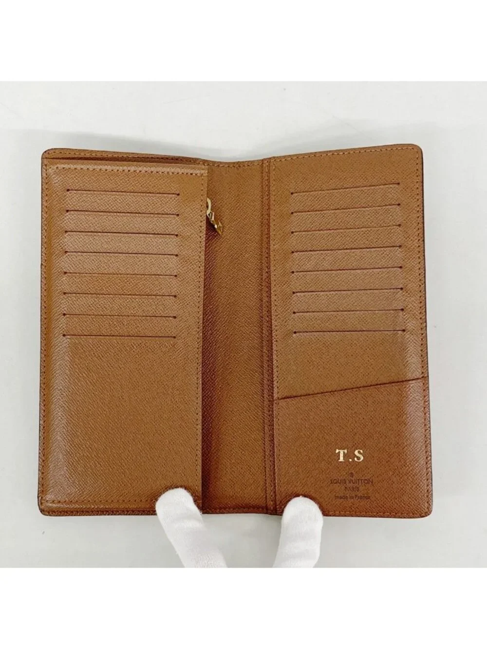 Louis Vuitton Wallet Monogram Portefeuille Brazza Brown